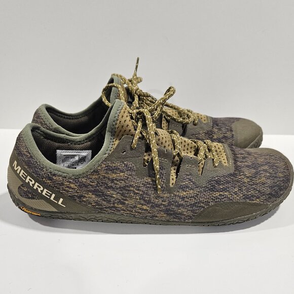 Merrell Vapor Glove 5 Men’s 10 Minimalist Running Shoes Vibram Green - Picture 1 of 9